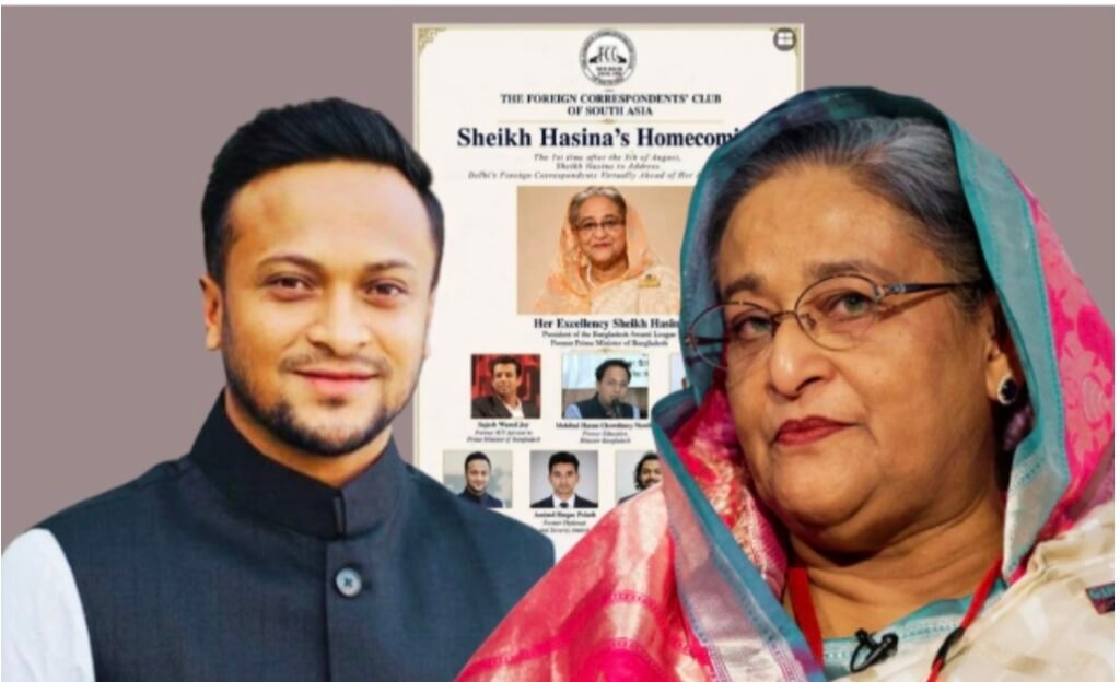 শেখ হাসিনার সঙ্গে সংবাদ সম্মেলনে থাকছেন সাকিব আল হাসান