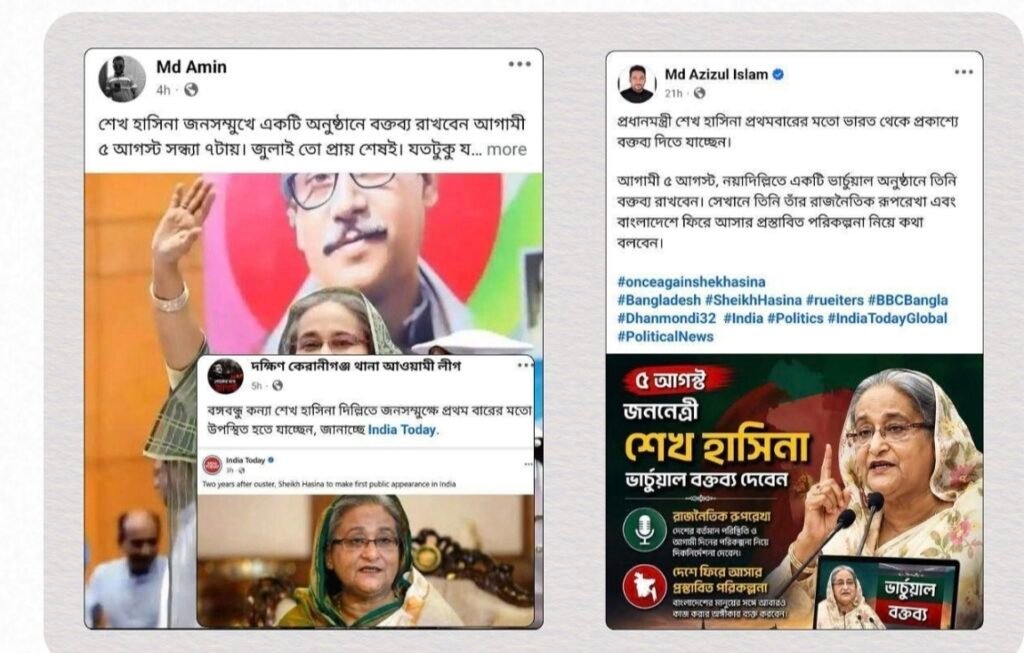 হাইপ তুলে যেকারণে ভিডিও কলে আসবেন না শেখহাসিনা