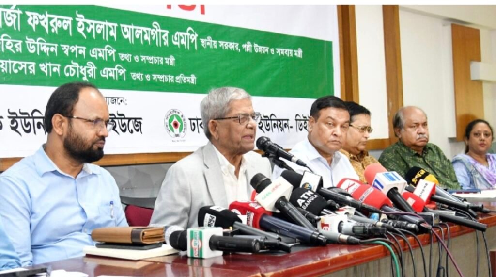 বিরোধী দলকে সঙ্গে নিয়ে রাজনৈতিক সংকটের সমাধান: মির্জা ফখরুল
