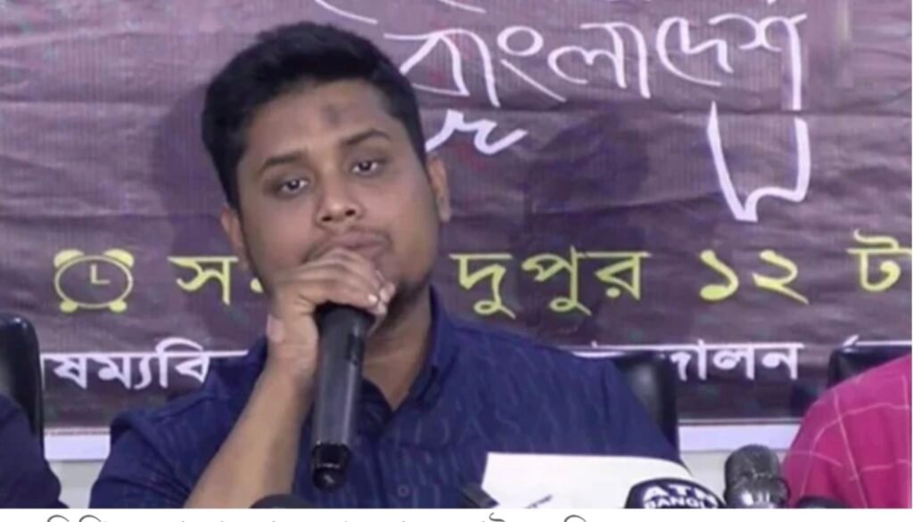 ব্রাহ্মণবাড়িয়ার মানুষের কাছে দুঃখ প্রকাশ করে যা বললেন হাসনাত আব্দুল্লাহ