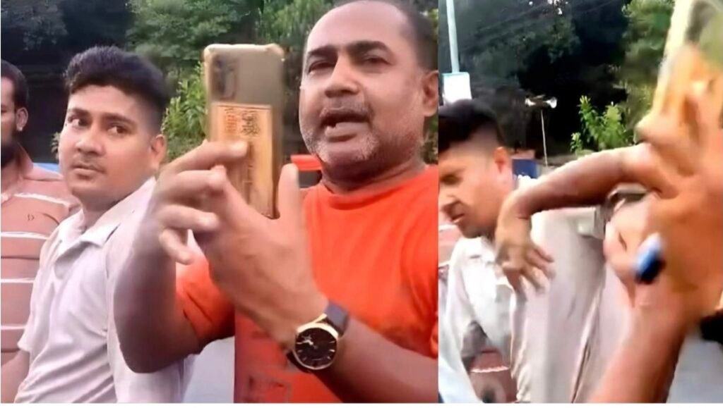 পুলিশ কে থাপ্পড় দেওয়ায় নেতা নয়ন গ্রেপ্তার