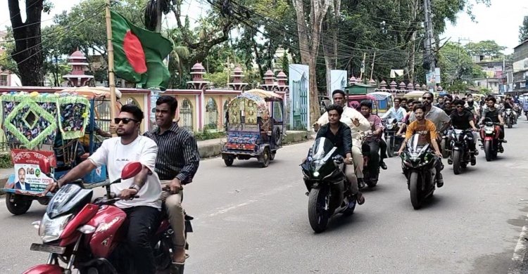শোডাউনে বিএনপি নেতার মুখে ‘জয়বাংলা’ স্লোগান তারপর…