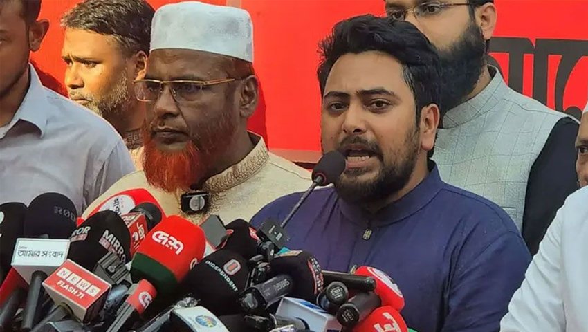 রাষ্ট্রপতি নির্বাচনে কর্নেল (অব.) অলিকে প্রার্থী করার কারণ জানালেন নাহিদ ইসলাম